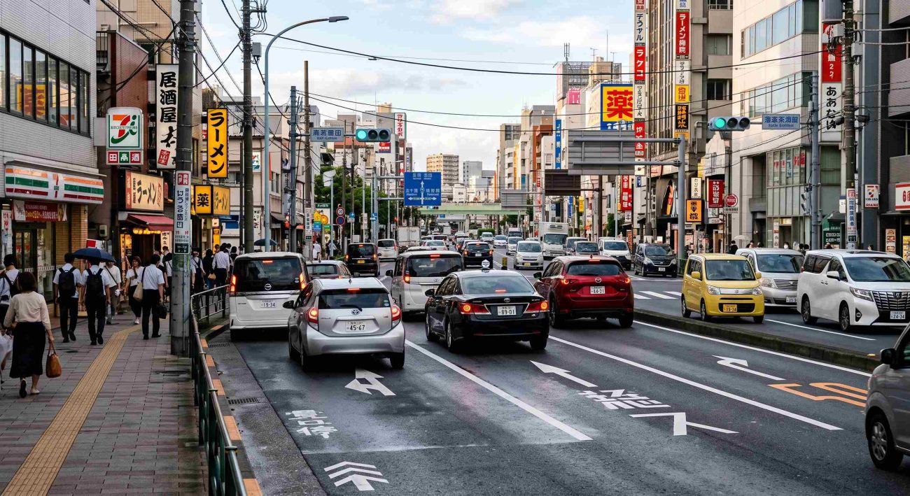 warum linksverkehr in japan